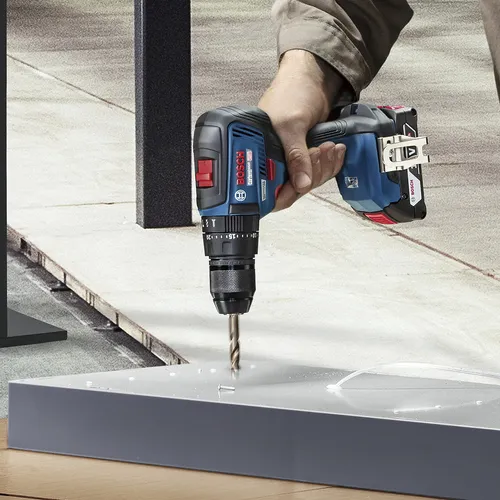 Taladro Atornillador Percutor Bosch Gsb 18v-50 2b Y Maletín