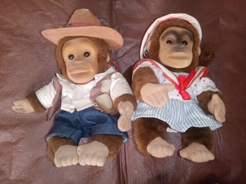 Títere De Mano Changos Chimp Puppet Vintage Miden 30 Cm 