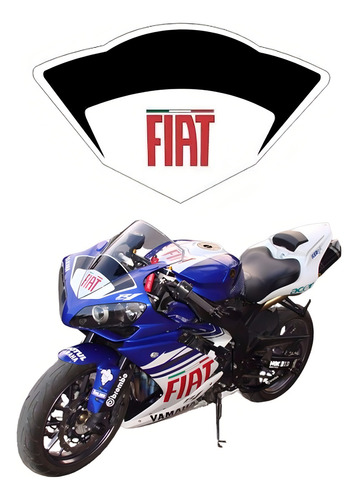 Faixa Adesivo Bola Para Yamaha Fiat 14144