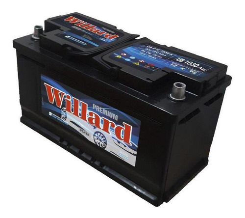 Batería Willard Ub 1030 Derecha (12x90)