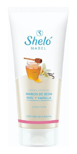 Crema Especial Manos De Seda Miel Y Vainilla Shelo