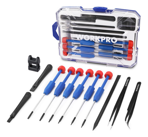 Juego De Destornilladores Torx Workpro 12 En 1 Con Funda T3-