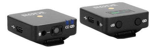 Micrófono Rode Wireless GO Condensador Omnidireccional color negro