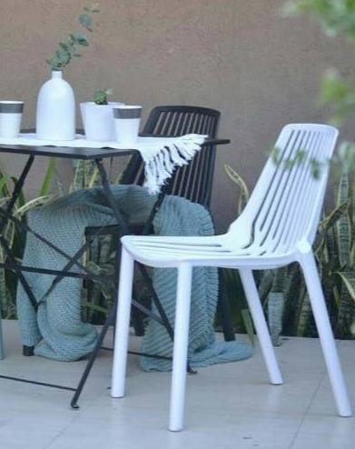 Silla Lain Pack 2 Exterior Plastica