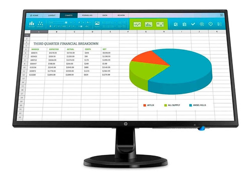 Monitor 24 Led Hp N246v Ips Full Hd Hdmi Dvi Vga 60hz Cta