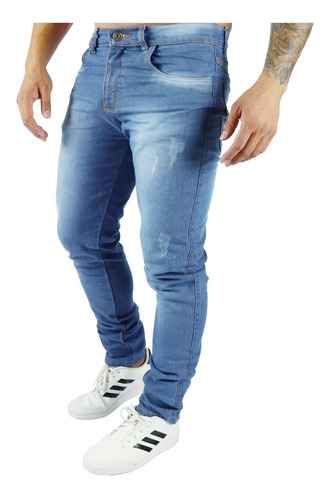 Kit 3 Calça Jeans Masculina Skinny Direto Da Fábrica