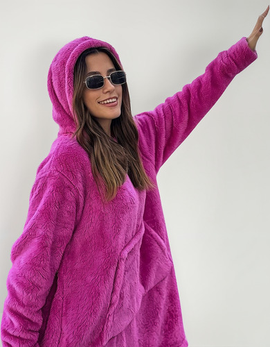 Maxi Buzos Cangu Bata Pijamas Doble Corderito