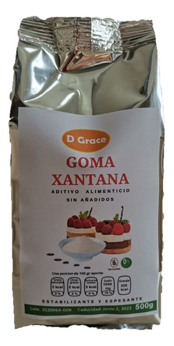 Imagen 2 de 6 de Goma Xantana 500 Gr