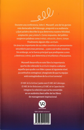 Libro: El Abc De La Actitud / John C. Maxwell