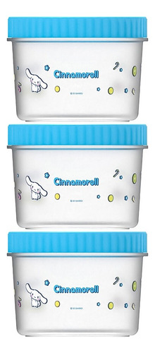 T Set 3 Contenedor Alimentos Hello Kitty Y Sus Amigos 500 Ml