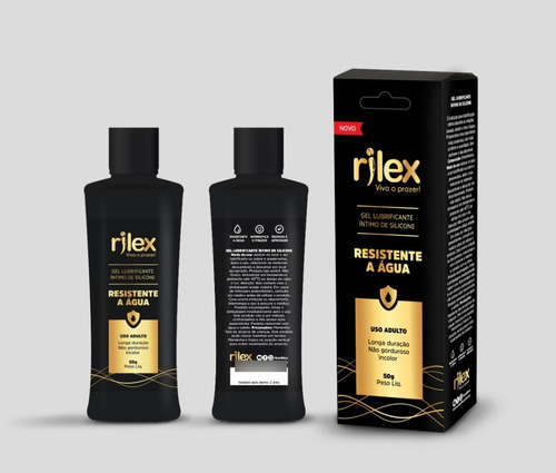 Gel Lubrificante Intimo Rilex - Siliconado Resistente Agua