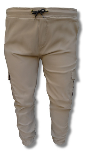 Jogger Largo Bengalina Elastizado Talle Especial 52 A 66