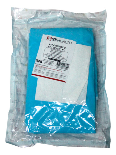 Kit Cirúrgico Sp Odonto N 1 Gr 40 Azul - Sp Health