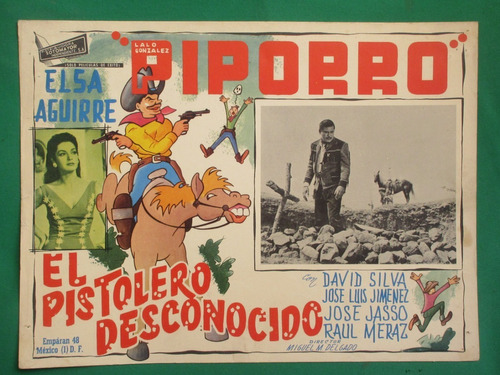 Piporro El Pistolero Desconocido Elsa Aguirre Carte Cine 3