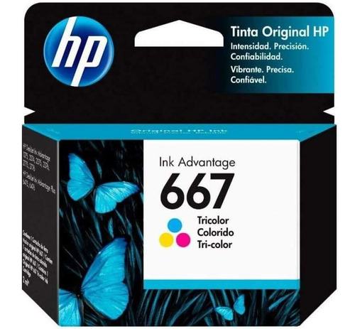 Tinta Hp 3ym78al (667) Color