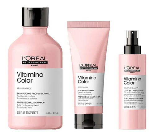 Kit Vitamino Color Sham + Acond + Másc L'oréal Professionnel