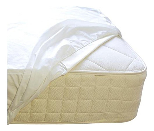 Naturepedic Protector De Colchon Organico Impermeable, Funda