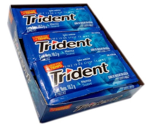 Chicles Trident X18uds Menta