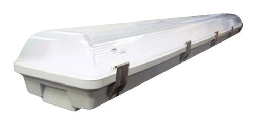 Pack 3 Equipo Estanco Led 2x18w Con Tubos De 18w 120cm