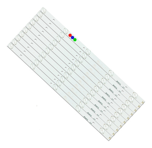 Kit Leds Kingsley Ksl49uhd6 (10tiras 5leds) - Aluminio, Nvo