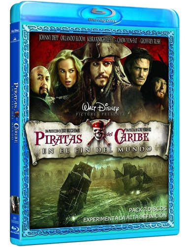 Piratas Del Caribe En El Fin Del Mundo Pelicula Blu-ray Orig