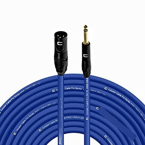 Cable Xlr Sin Equilibrio 1 4 Ts 150 Pie Azul Pro 3 Pin