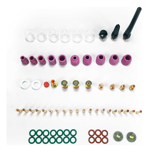 Kit De Copas De Vidrio Para Antorcha De Soldadura Tig Wp-17/