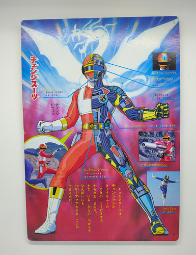 Livro Terebi Ehon Changeman 36 Original Kodansha