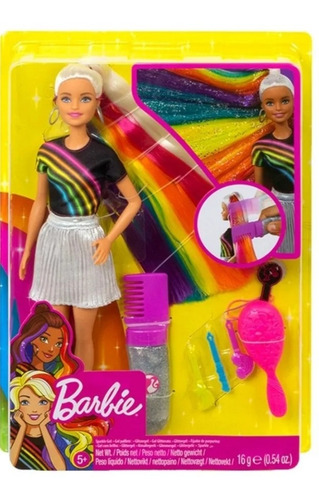 Barbie Moda Peinados De Arcoiris