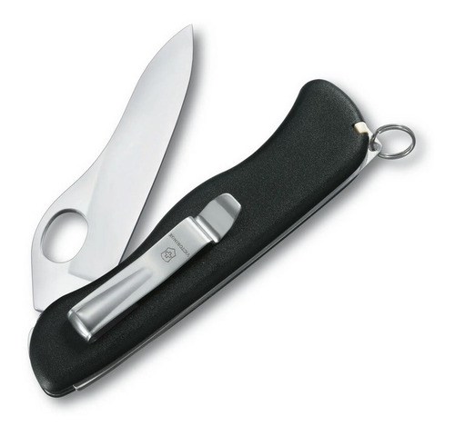 Imagen 2 de 2 de Navaja Sentinel Clip M 111mm Negro Victorinox
