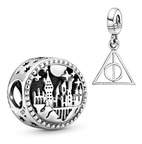 Charm Harry Potter * Hogwart Plata 925 Y Reliquias Dl Muerte