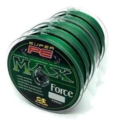 Linha Pesca Multifilamento Maruri Max Force 0.20mm|30lb 500m