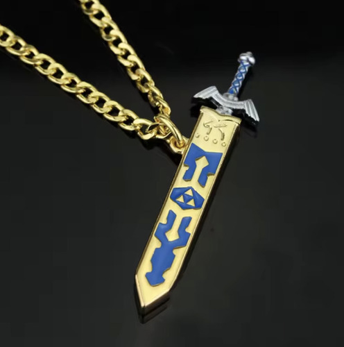 E Collar De Espada Con Funda Zelda Link Master Sword Skyward