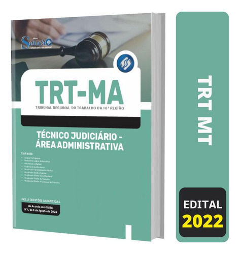 Apostila Trt Ma - Técnico Judiciário - Área Administrativa