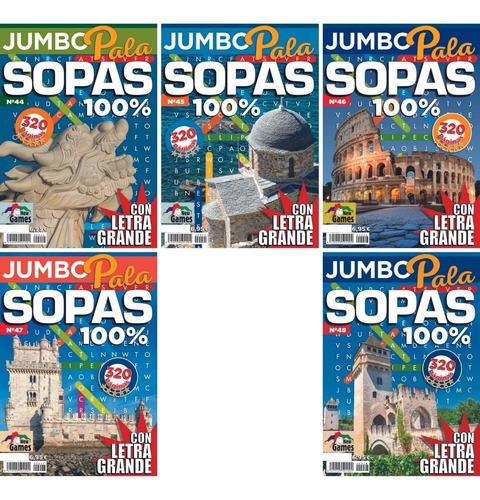 Sopas Jumbo ( Paquete 5 Revistas)