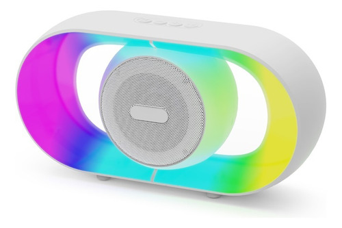 Altavoz Bluetooth Con Luz Nocturna Y Ambiente De Escritorio