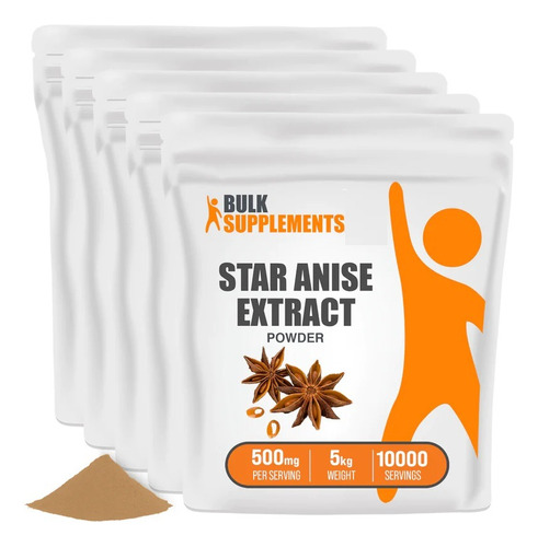 Bulk Supplements | Extracto Anís Estrellado | 5kg | 10000 Po