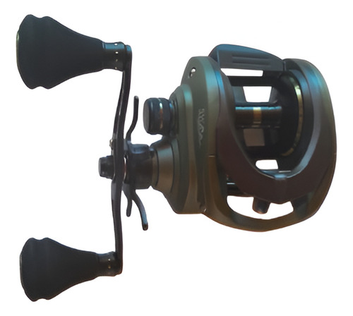 Reel Sumax Salminus Tamaño 300 10rod Chicharra Huevito Verde Musgo Derecho