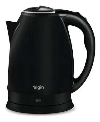 Chaleira Elétrica Jarra 2 Litros Preta 1200w Elgin Cor Preto