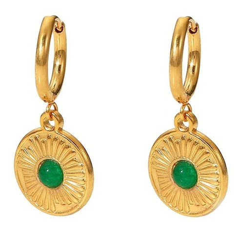 Aros Enchapados En Oro 18k, C/estuche, Ada Ohmystore