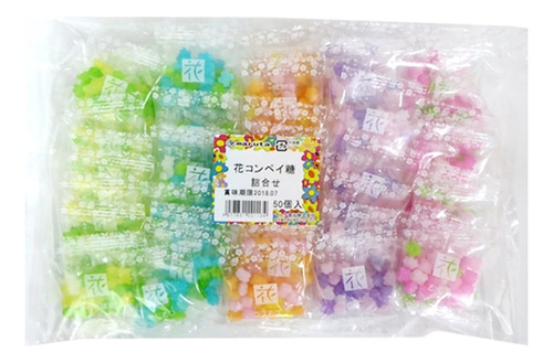 Caramelo De Azúcar Japonés Konpeito 50 Piezas 5.67g