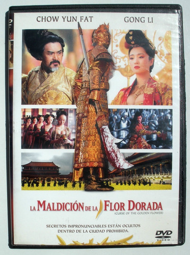 Dvd - La Maldicion De La Flor Dorada - Gong Li - Imp. Brasil