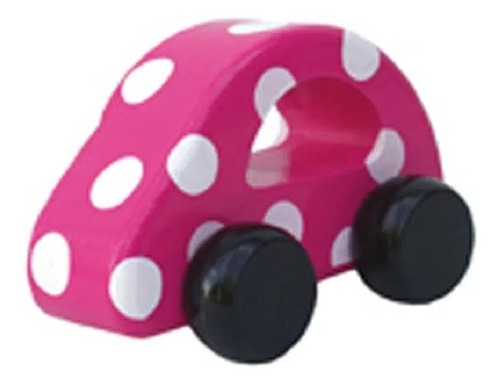 Carrinho Jabadabado Rosa De Madeira