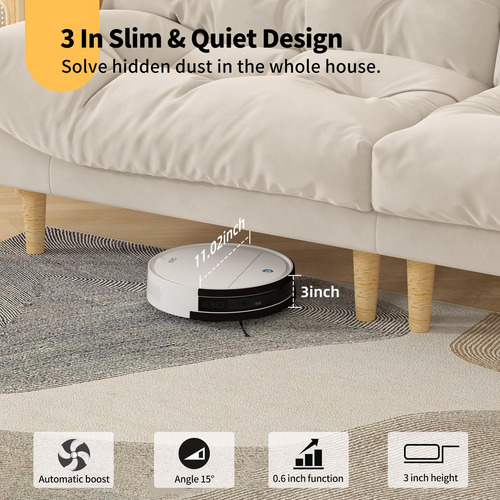 Robot Vacuum Okp Life K5.0 Wi-fi Alexa/app 2100pa Suction