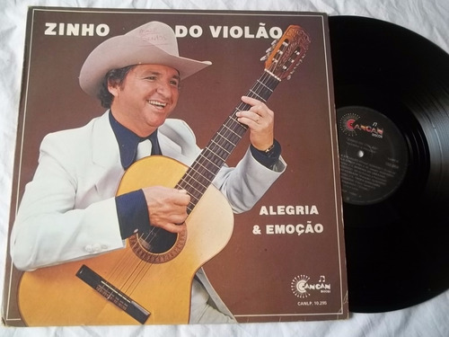 Lp Vinil - Zinho Do Violão - Alegria E Emoção - Sertanejo