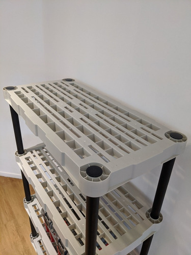 Estanteria Plastica Reforzada 5 Estantes Ventilados
