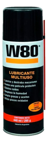 Lubricante Multiuso Con Teflon W80 250ml