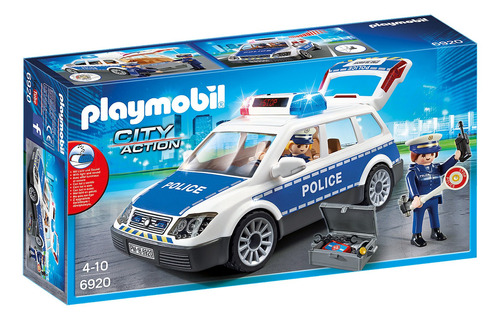 Playmobil  Auto Policia Con Luces Y Sonido 6920