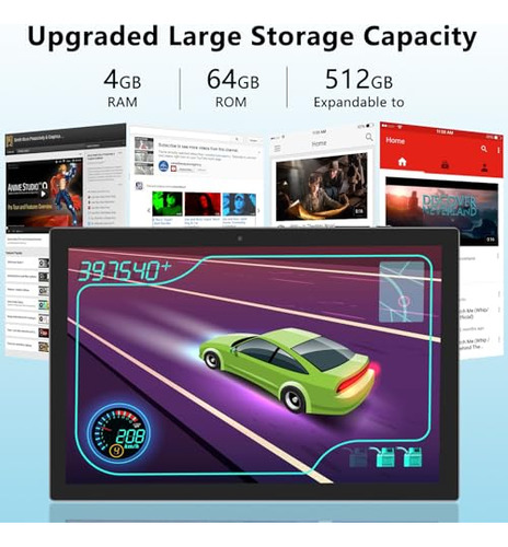 Tableta Android 11 De 10.1 Pulgadas, 2 En 1