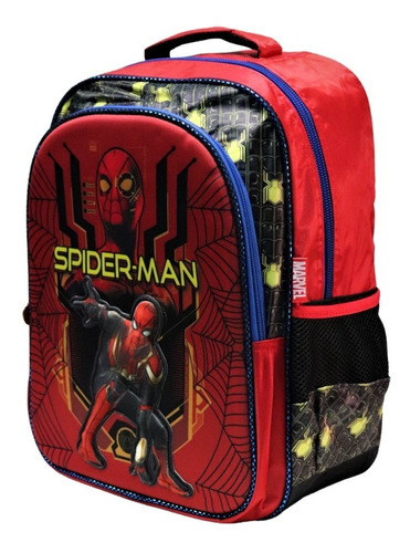 Mochila Escolar Para Niño Marvel Spiderman Rojo 6523 And22